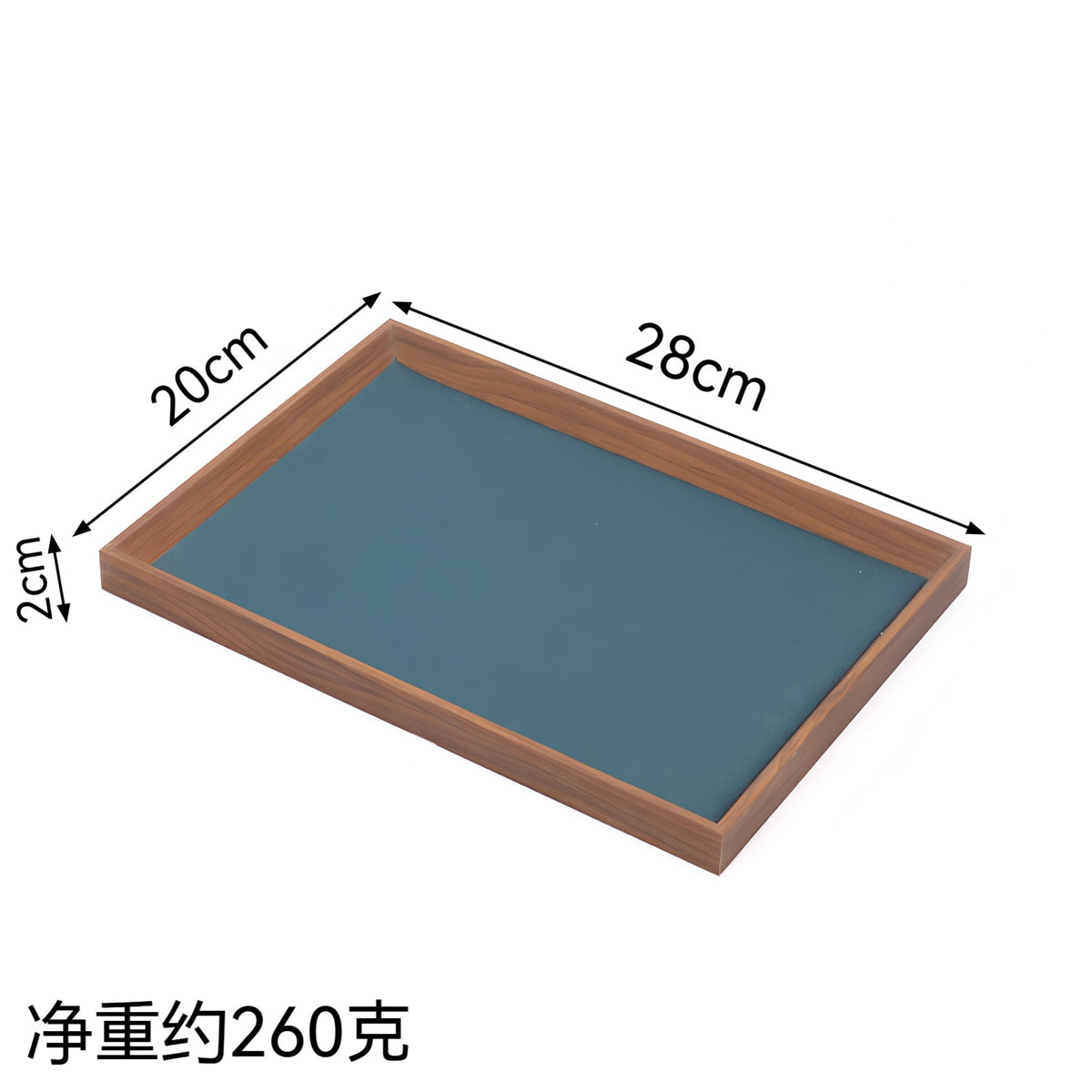Black Walnut-Pattern Wooden Display Tray – Multi-Purpose Jewelry, Watch & Eyeglasses Organizer for Boutique Counters, Craft Fairs & Gift Displays