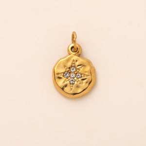 Elephant, Lotus & Heart Charms