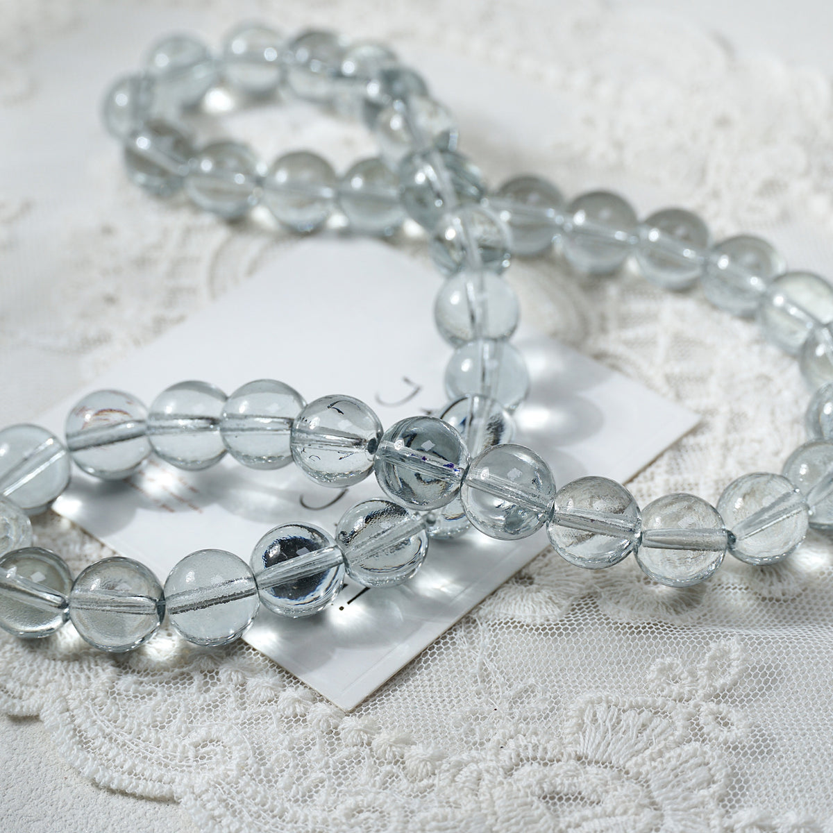 Crystal Glass Round Beads