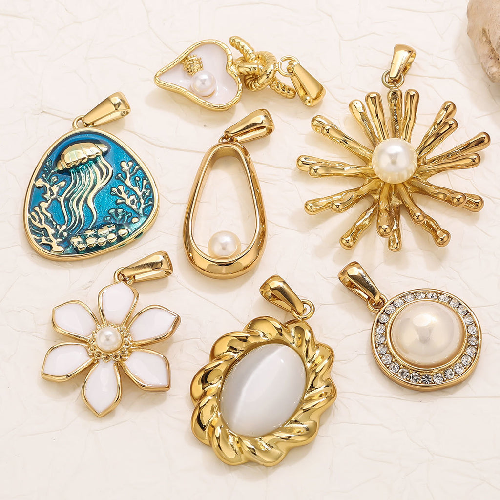 Faux Pearl Charms