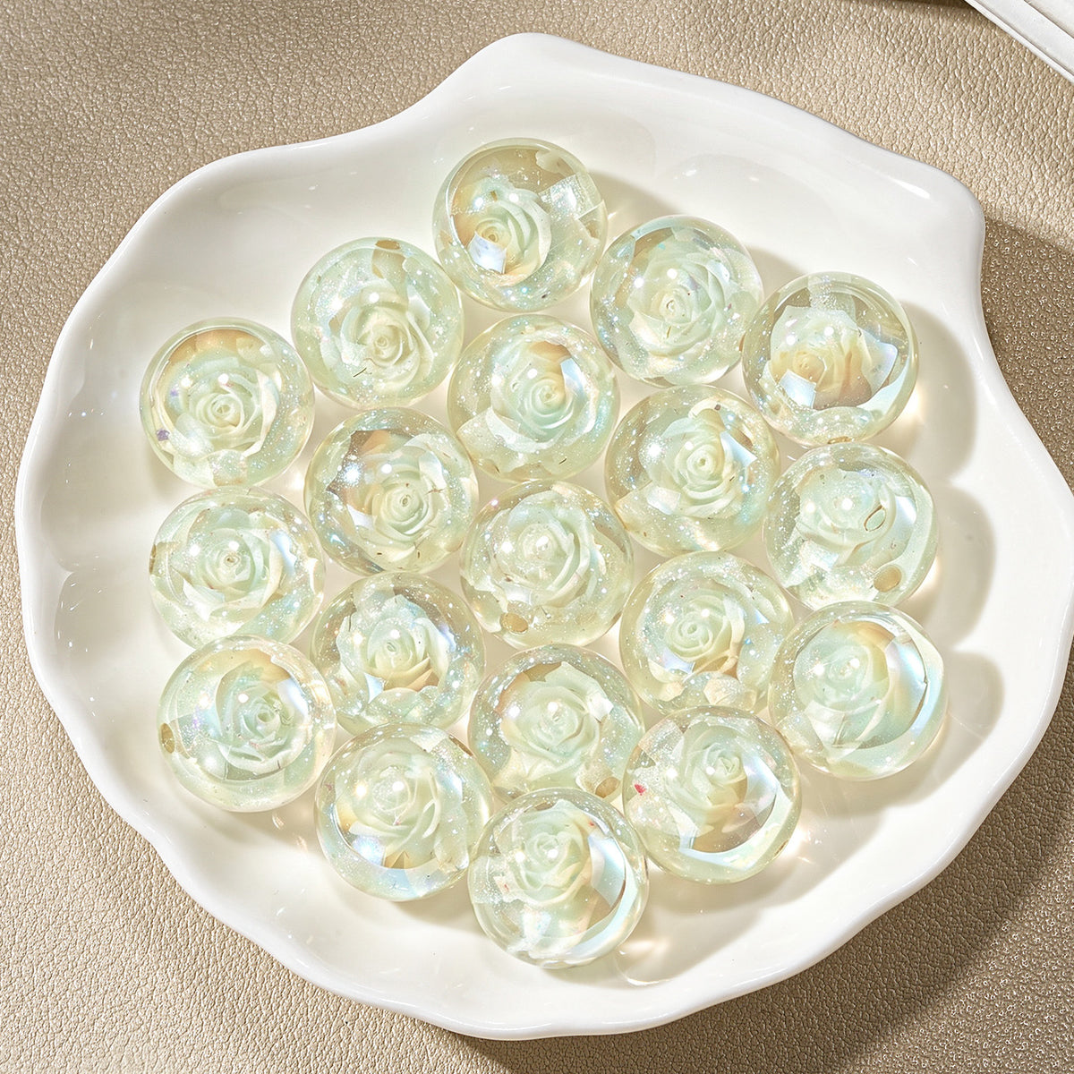 Luminous Day & Night Round Beads
