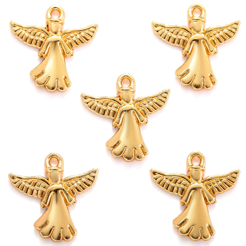 Alloy Angel Wing Charms – Decorative Angel Wings Pendants for DIY Bracelets, Necklaces & Jewelry Making