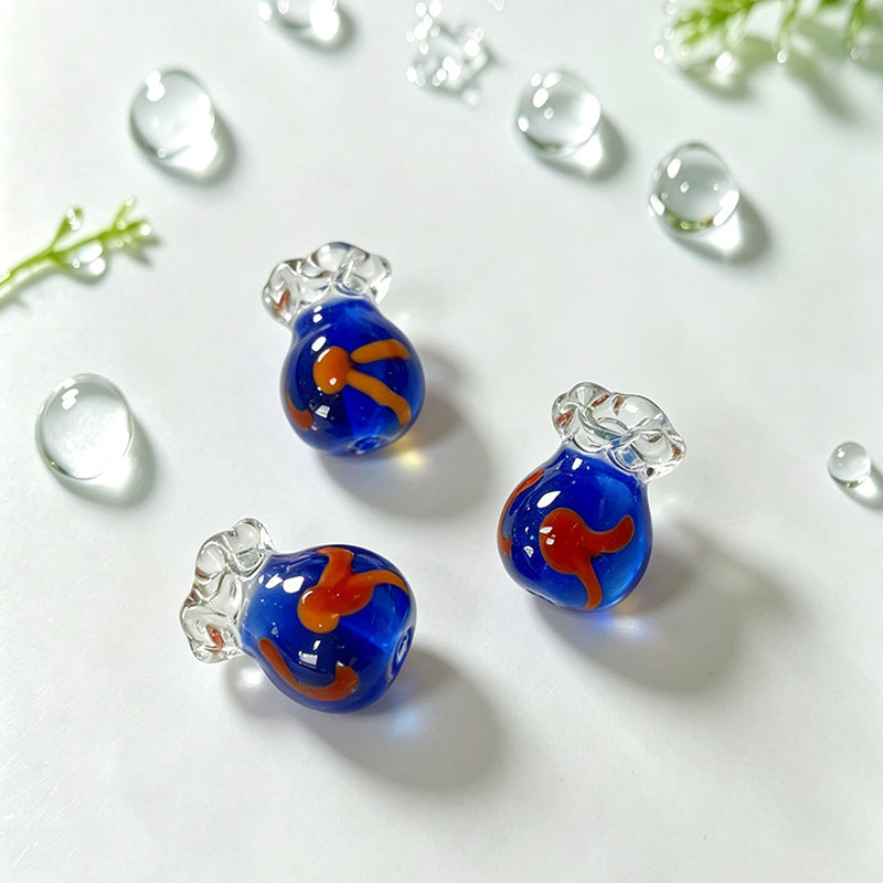 Fish Basket Lampwork Beads