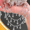 White Teardrop Chain – 10 Meters