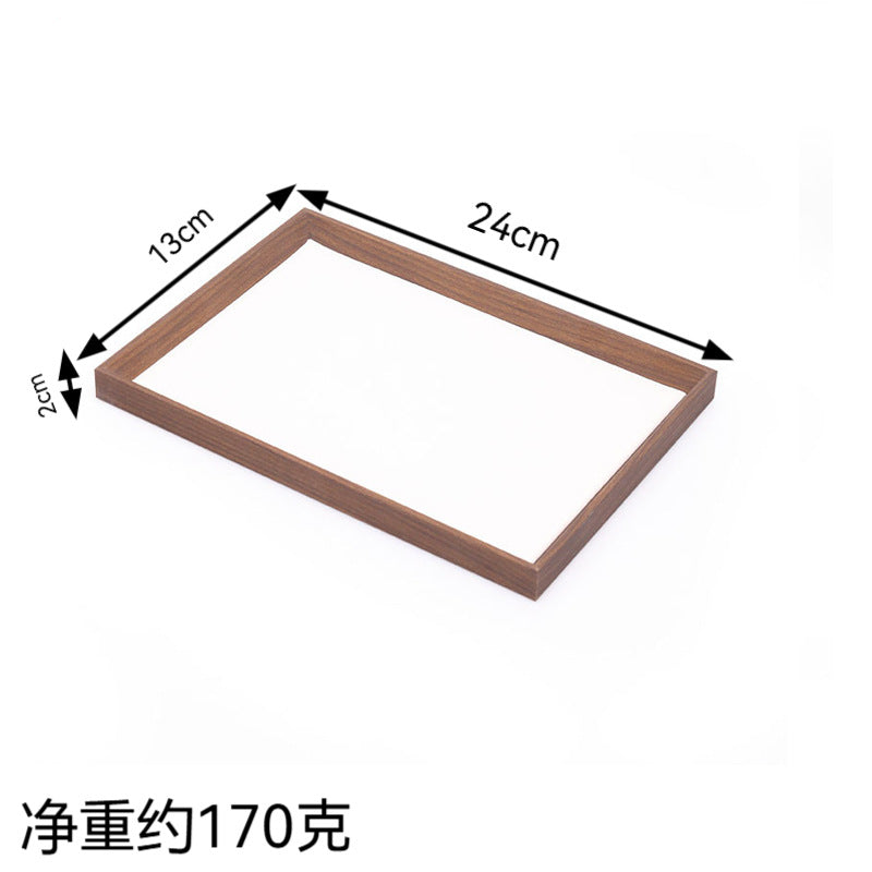 Black Walnut-Pattern Wooden Display Tray