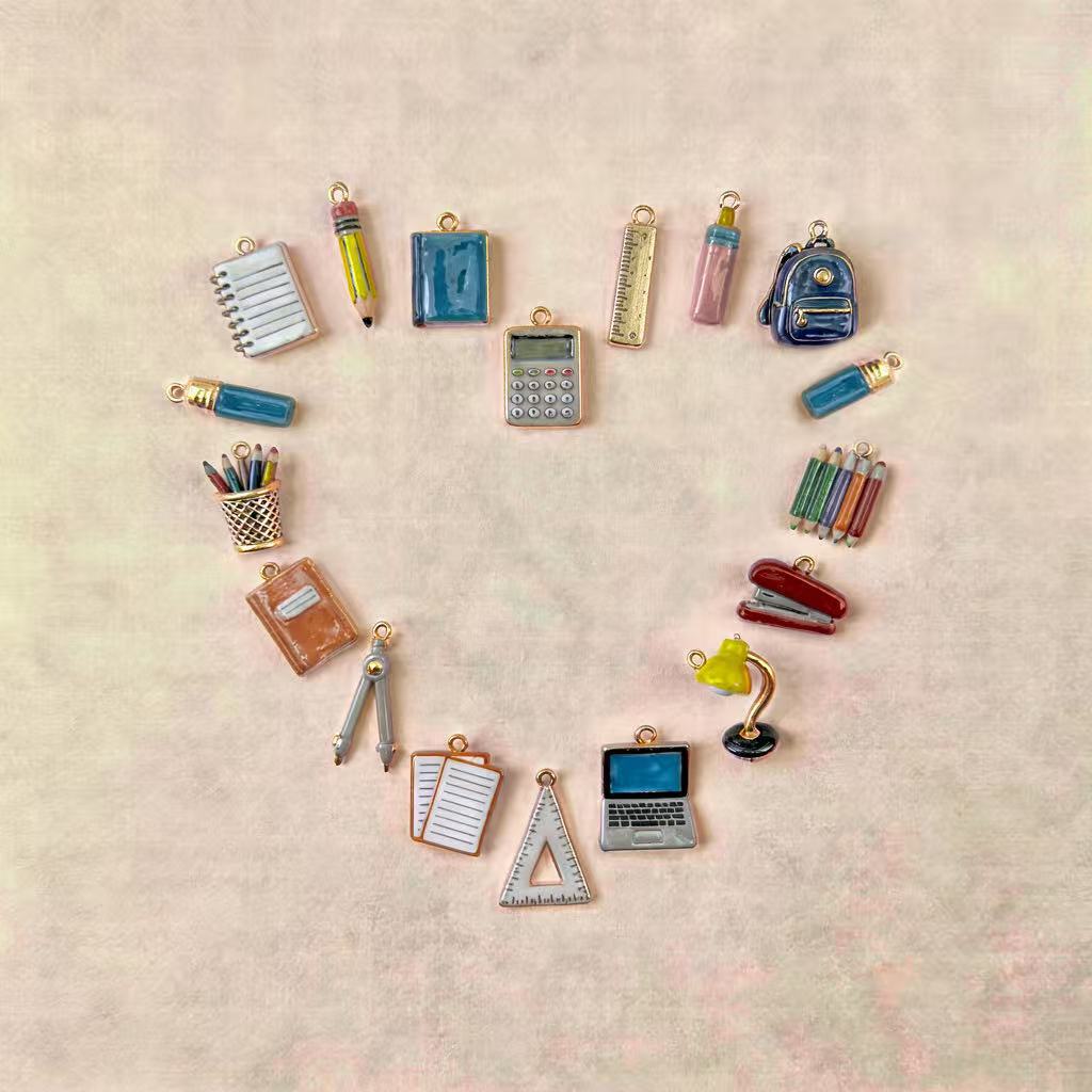 School Supply Charms
