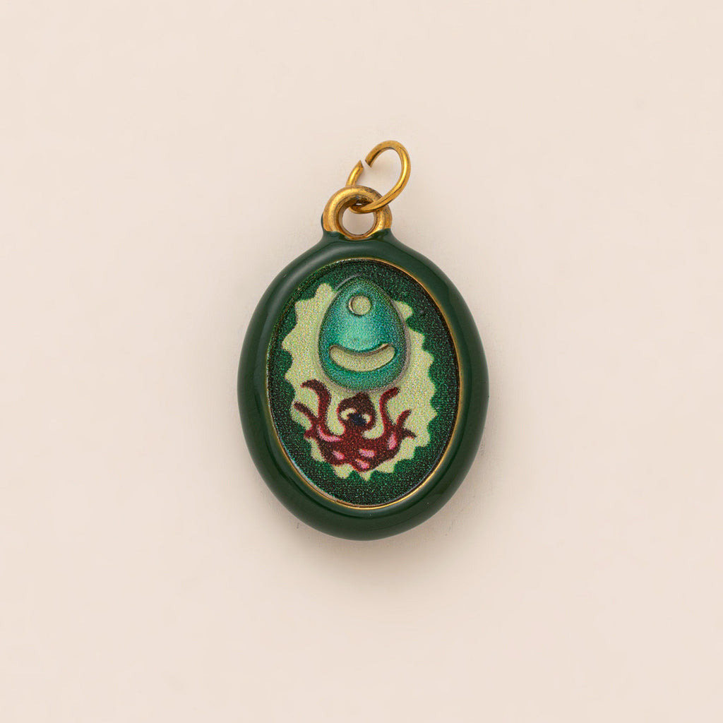 Bird & Flower Pendant Charms