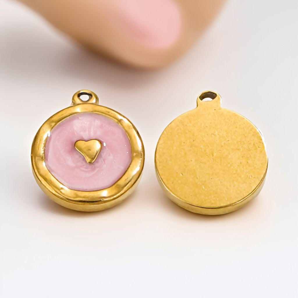 Puffy Heart Charms
