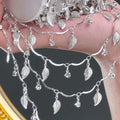 Leaf Rhinestone Decorative Chain – 10 Meters