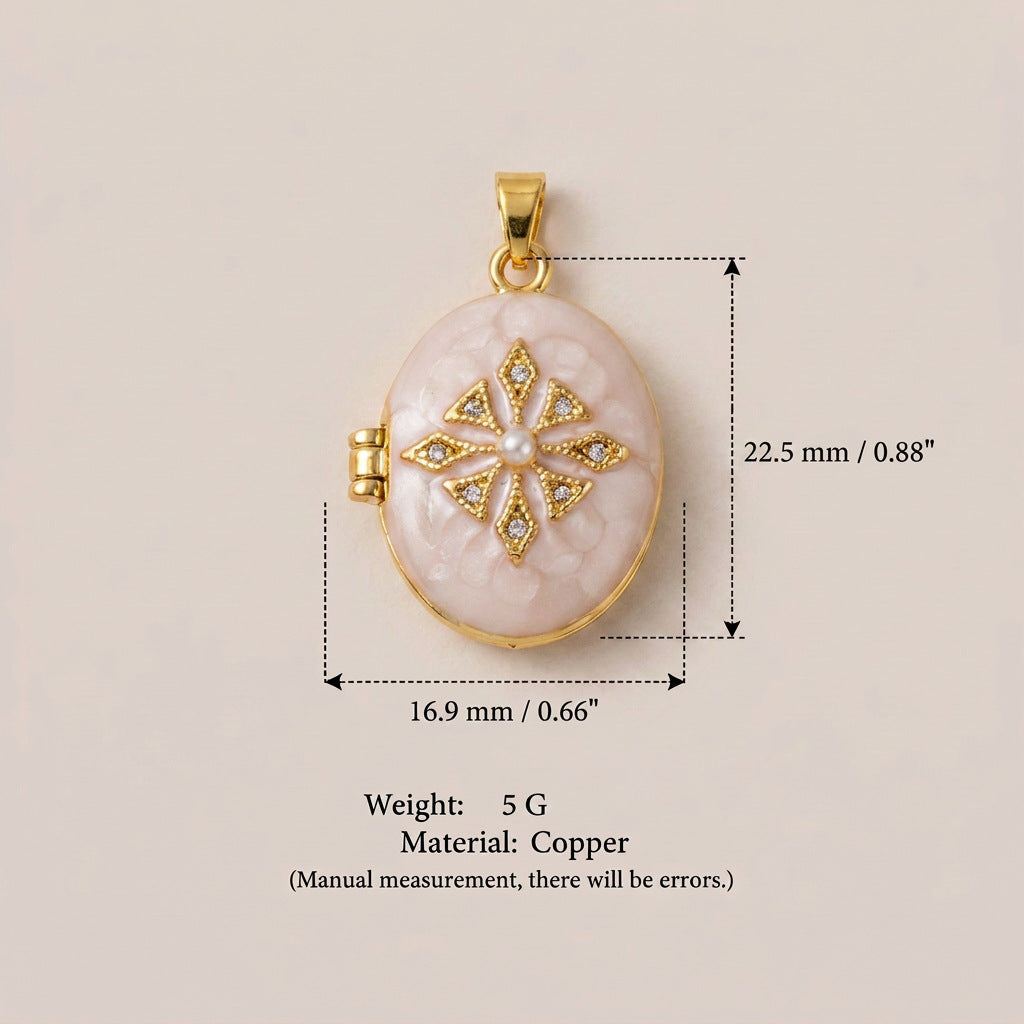 Pocket Watch & Heart Charms
