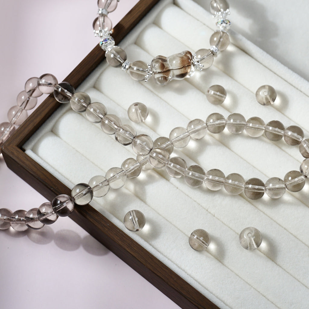 Glass Crystal-Style Round Beads