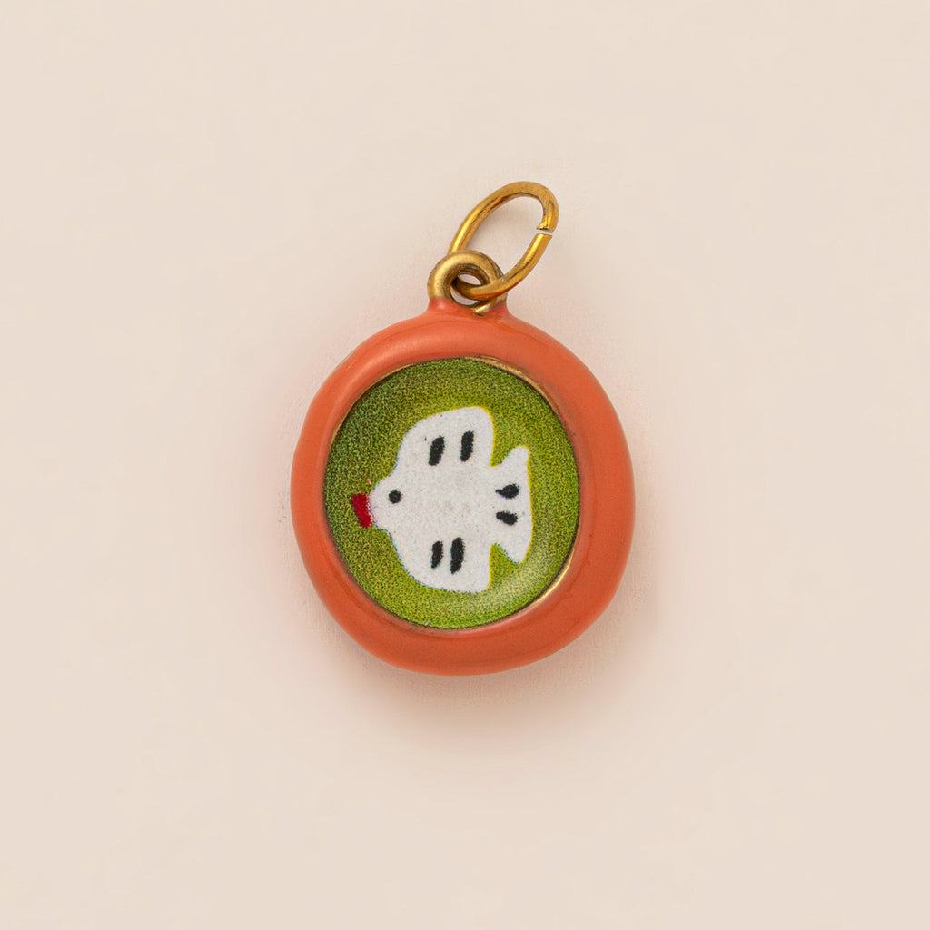 Bird & Flower Pendant Charms