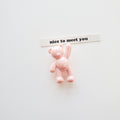 Cream Candy Bear Acrylic Beads