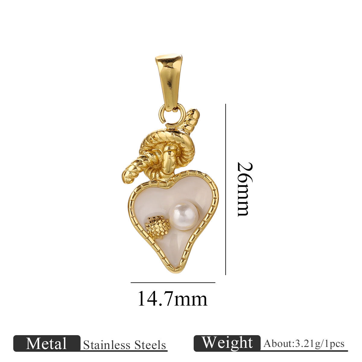 Faux Pearl Charms