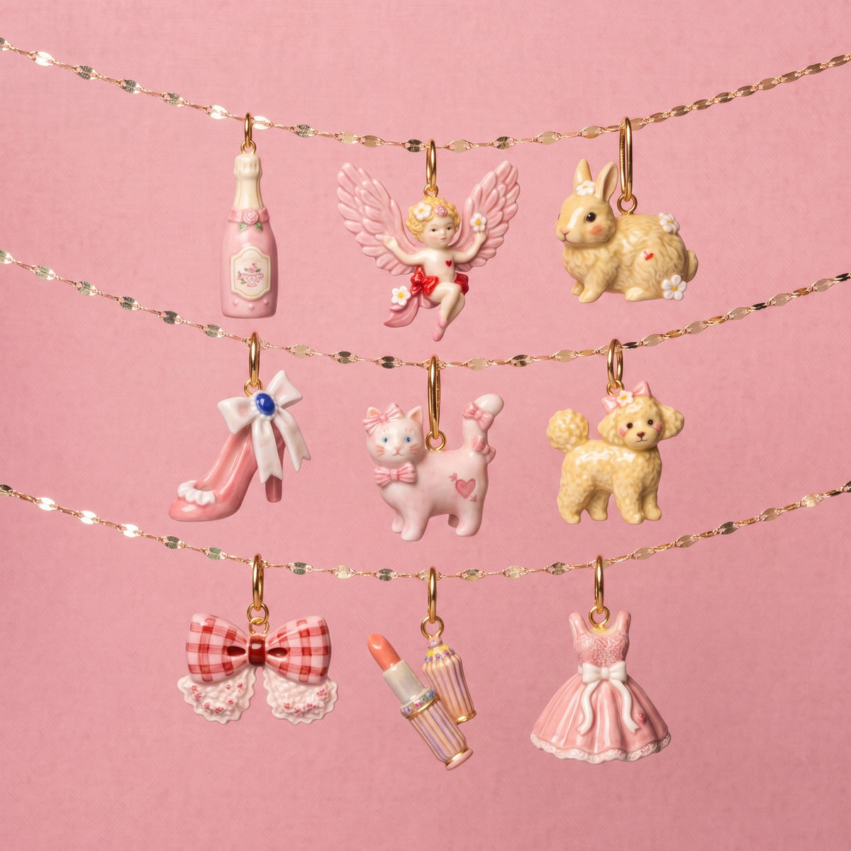 Angel, Bunny & Puppy Charms