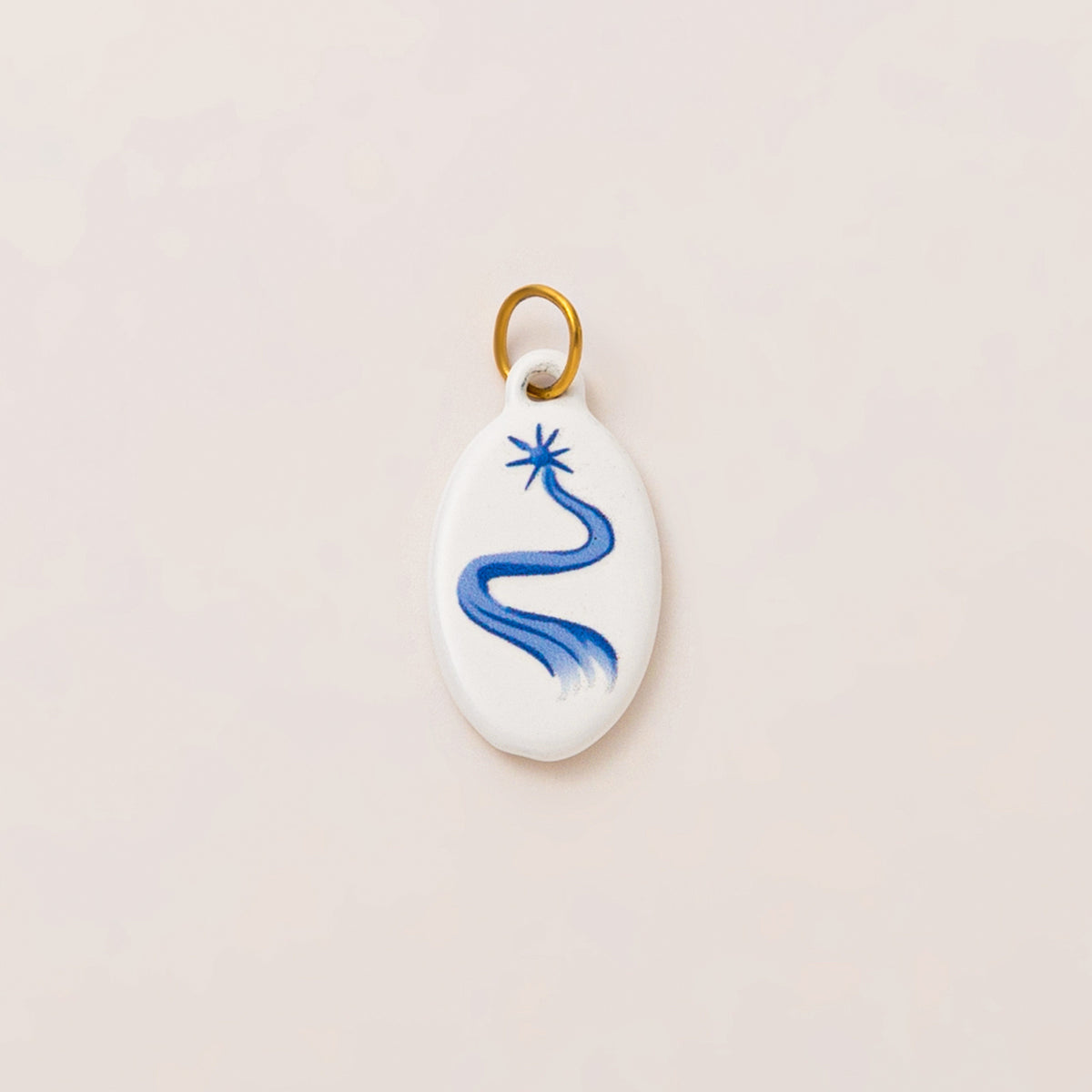18K Gold-Plated Colorful Heart Pendant Charms