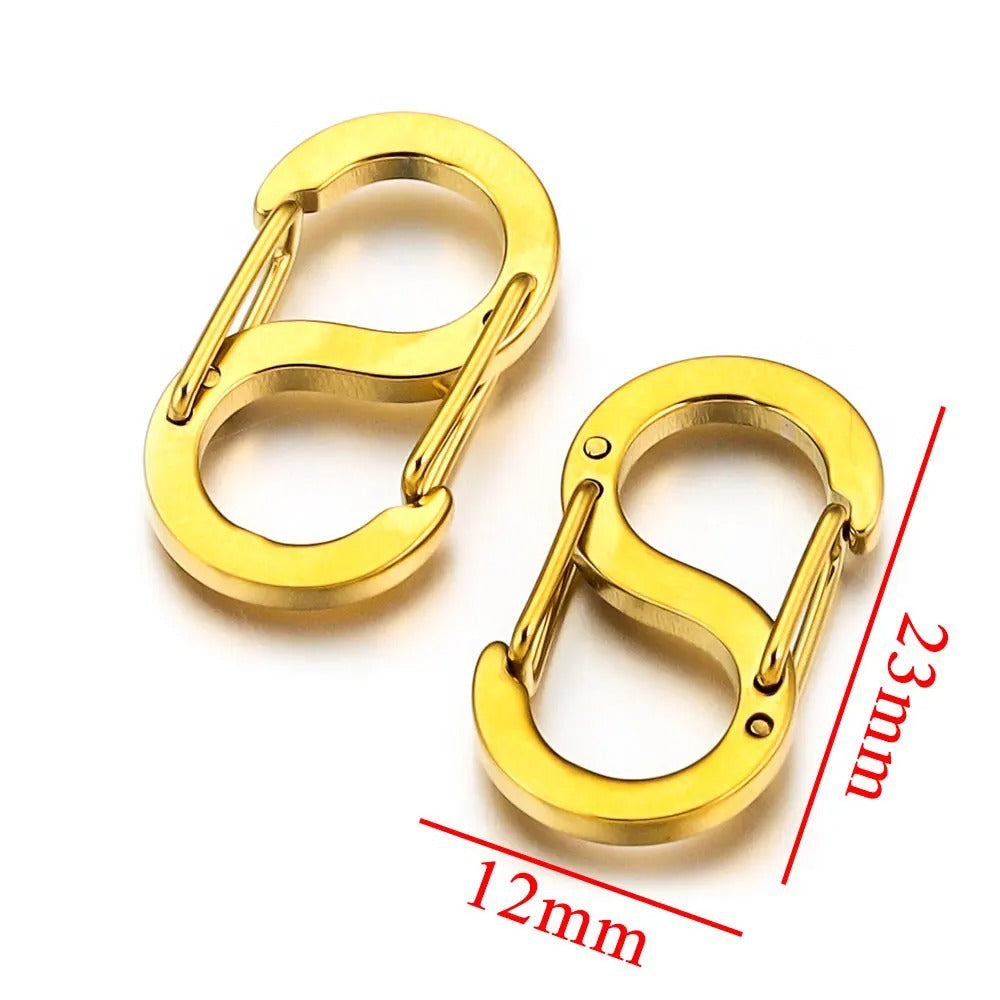 Stainless Steel Figure-8 & S-Shaped Clasps