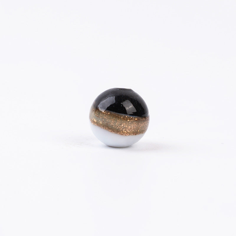Gold Wire Lampwork Beads