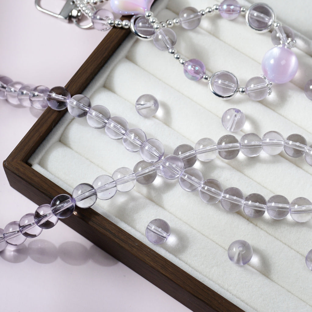 Glass Crystal-Style Round Beads