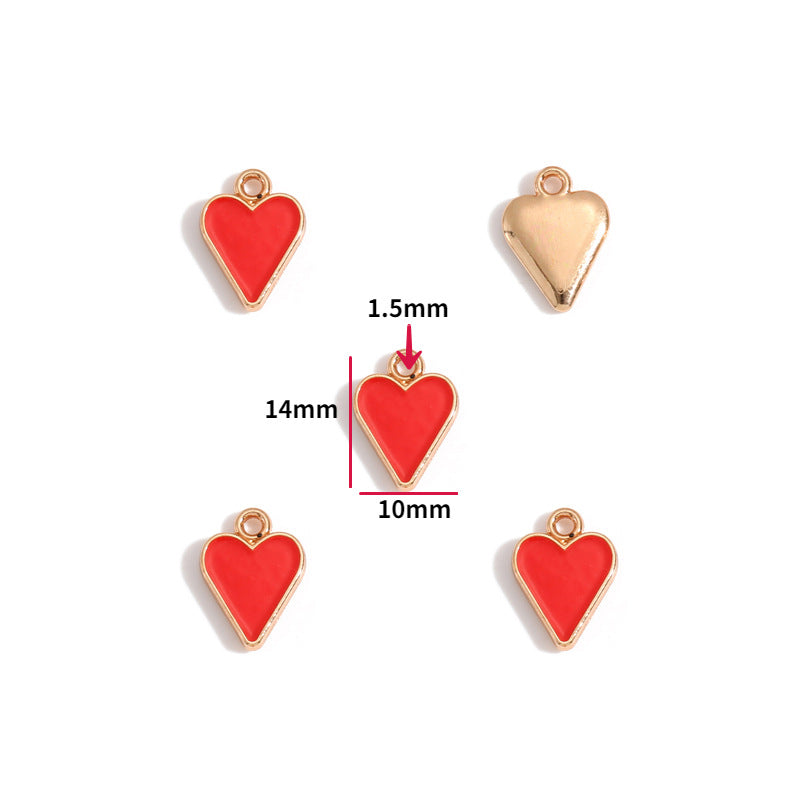 Playing Card Charms – Colorful Enamel-Style Alloy Card Pendants for DIY Bracelets, Necklaces, Keychains & Jewelry Making
