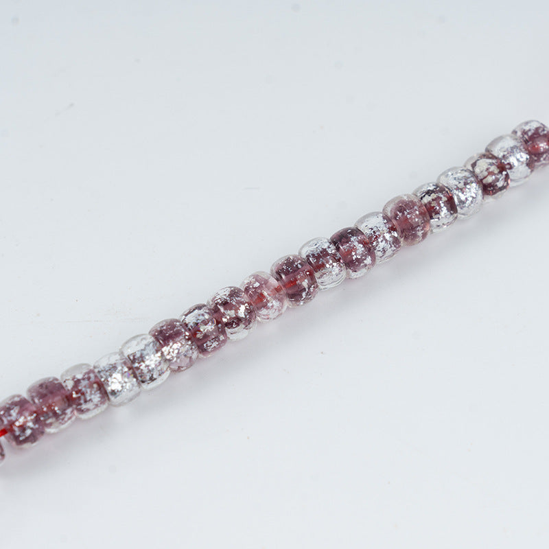 Colorful Powder-Glazed Flat Disc Spacer Beads