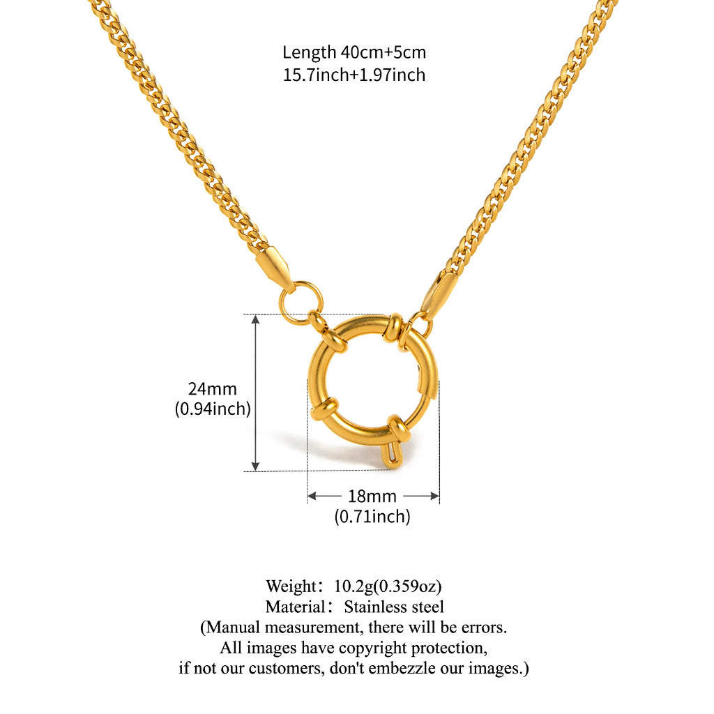 18K Gold-Plated Seaside Surfing Dog Pendant Charms