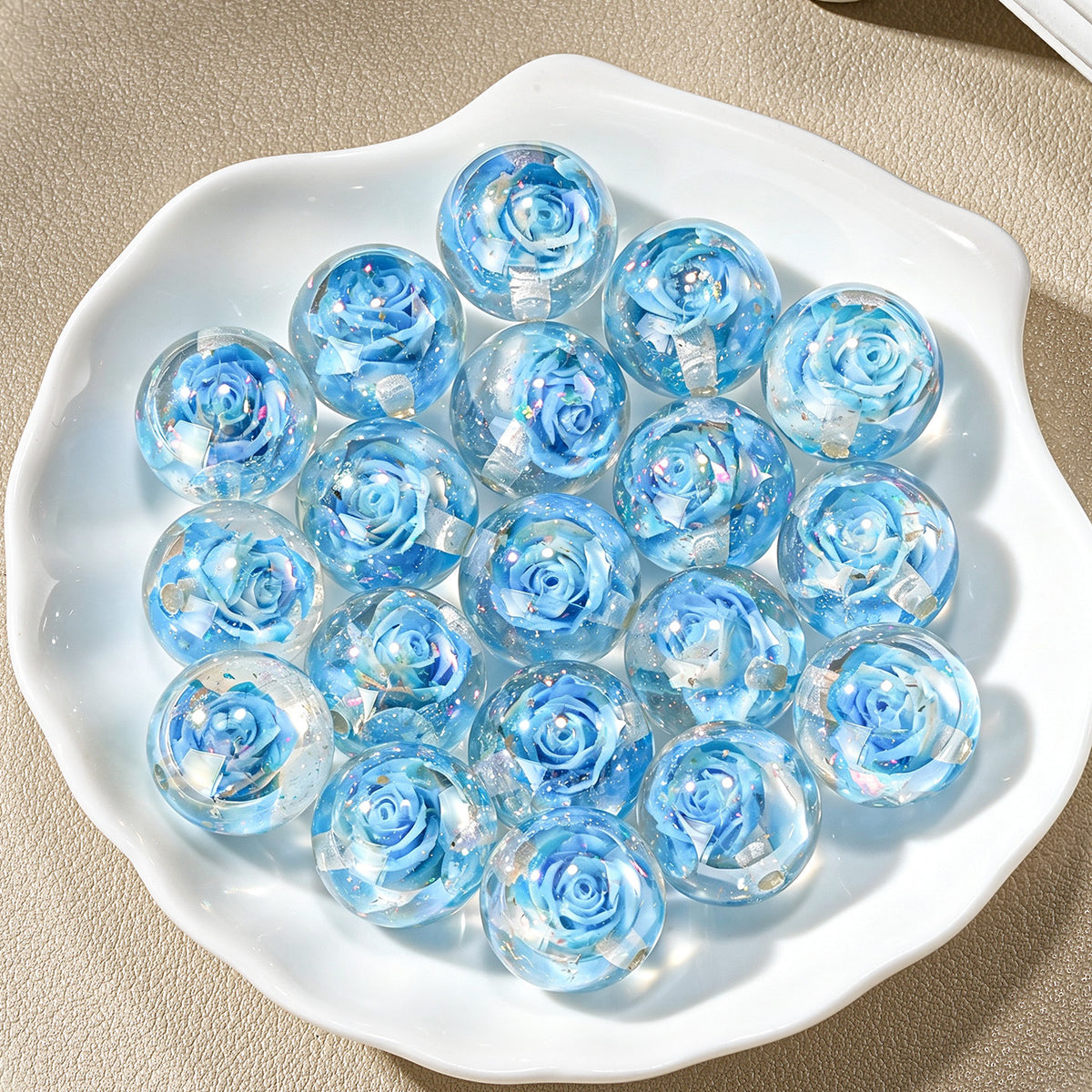 Luminous Day & Night Round Beads