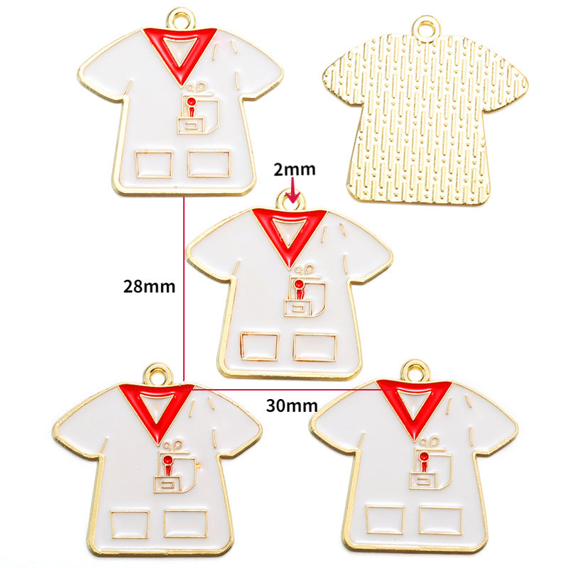 Nurse Hat & Medical Tool Alloy Charms – Colorful Healthcare-Themed Pendants for DIY Bracelets, Keychains & Jewelry Making