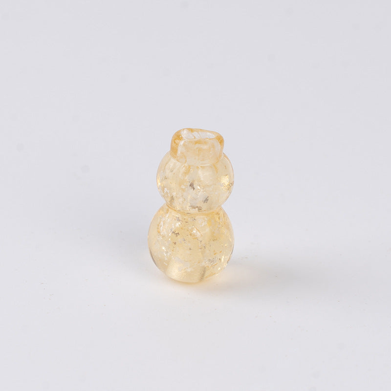 Color Powder Gourd Glass Beads
