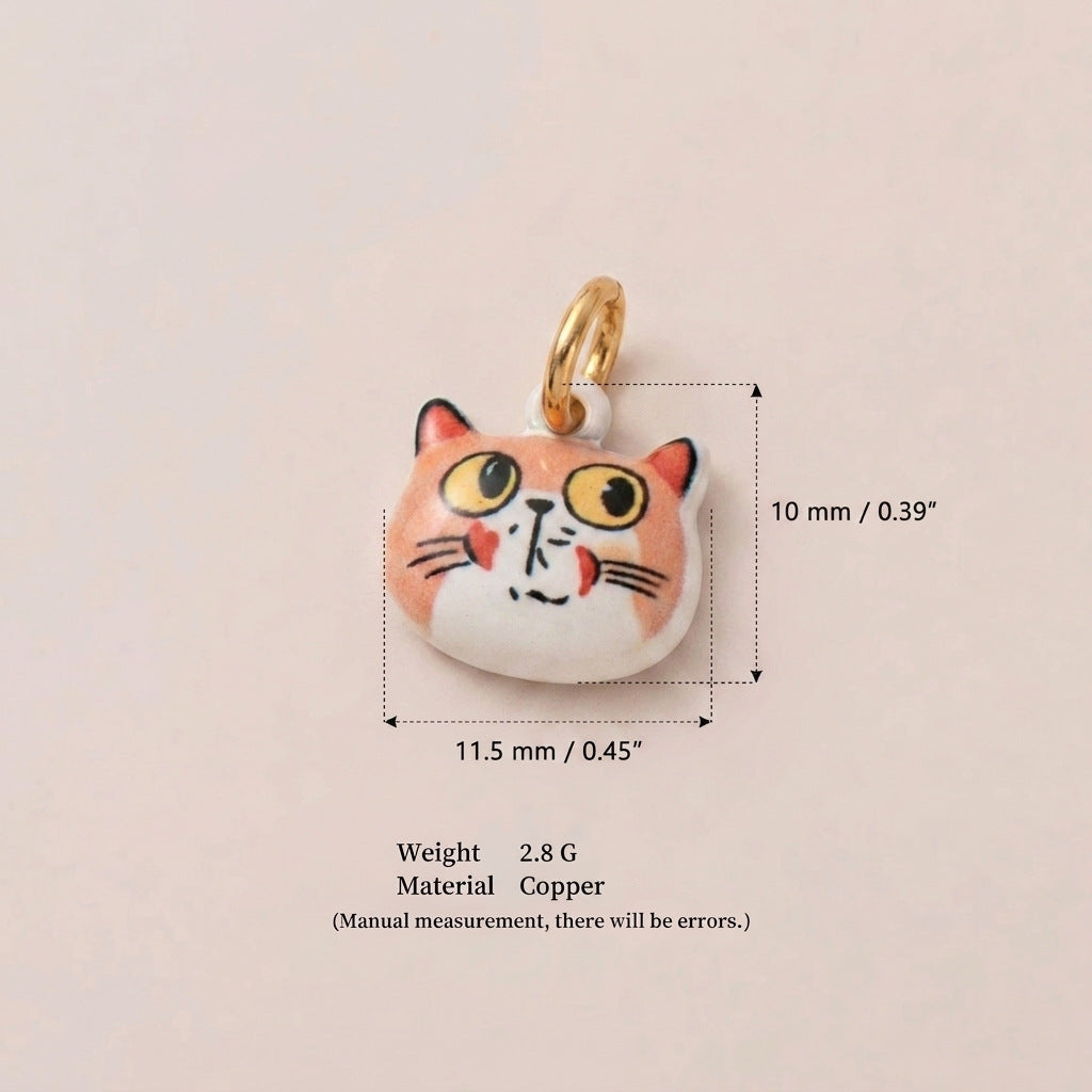 Cartoon Cat Charms