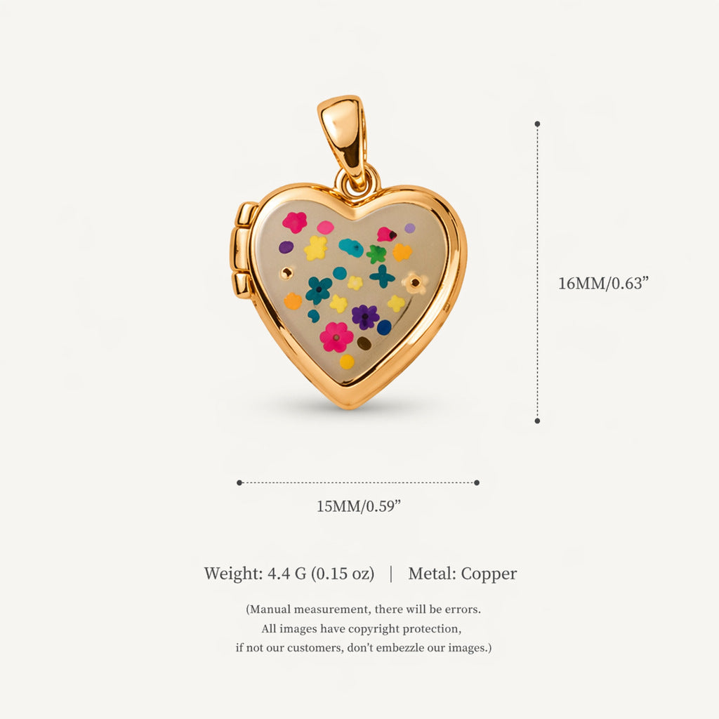 Pocket Watch & Heart Charms