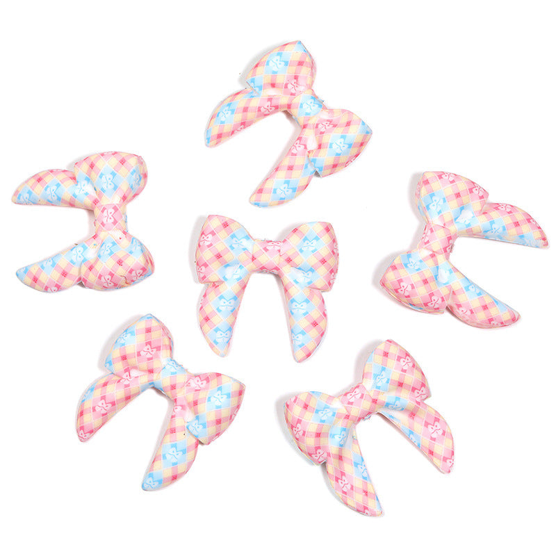 3D Iridescent Silicone Bow Beads