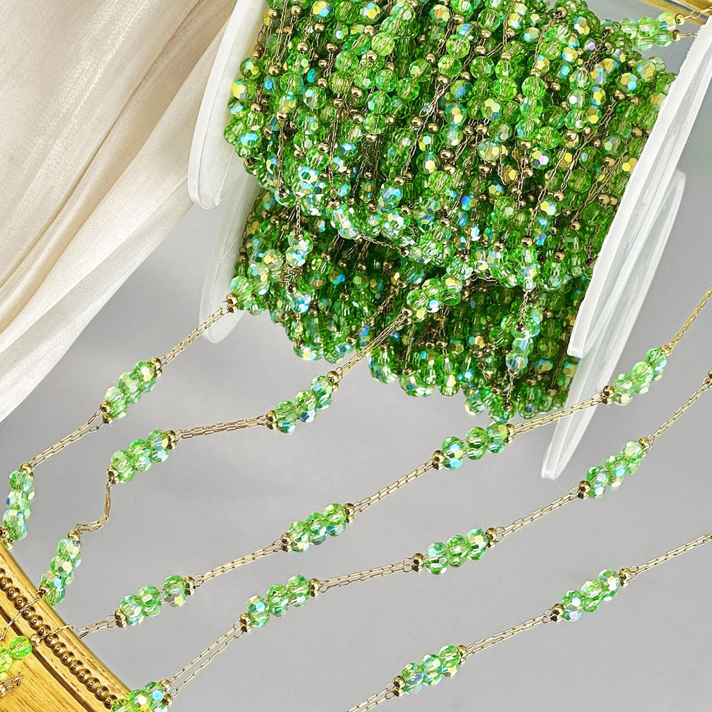 Crystal Tassel Chain – 18 Meters