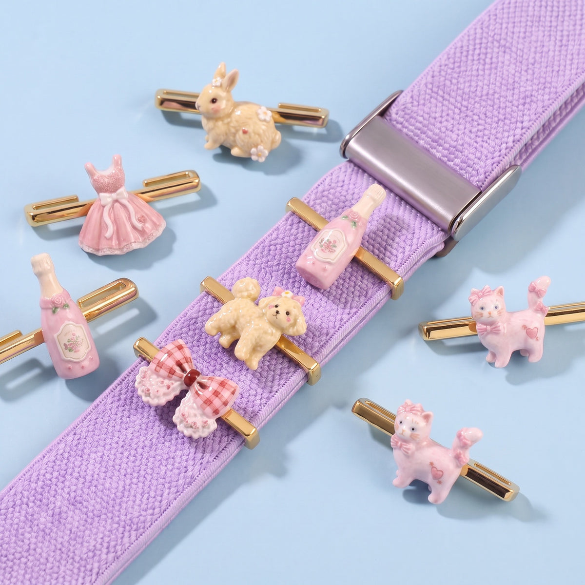 French Floral Charms
