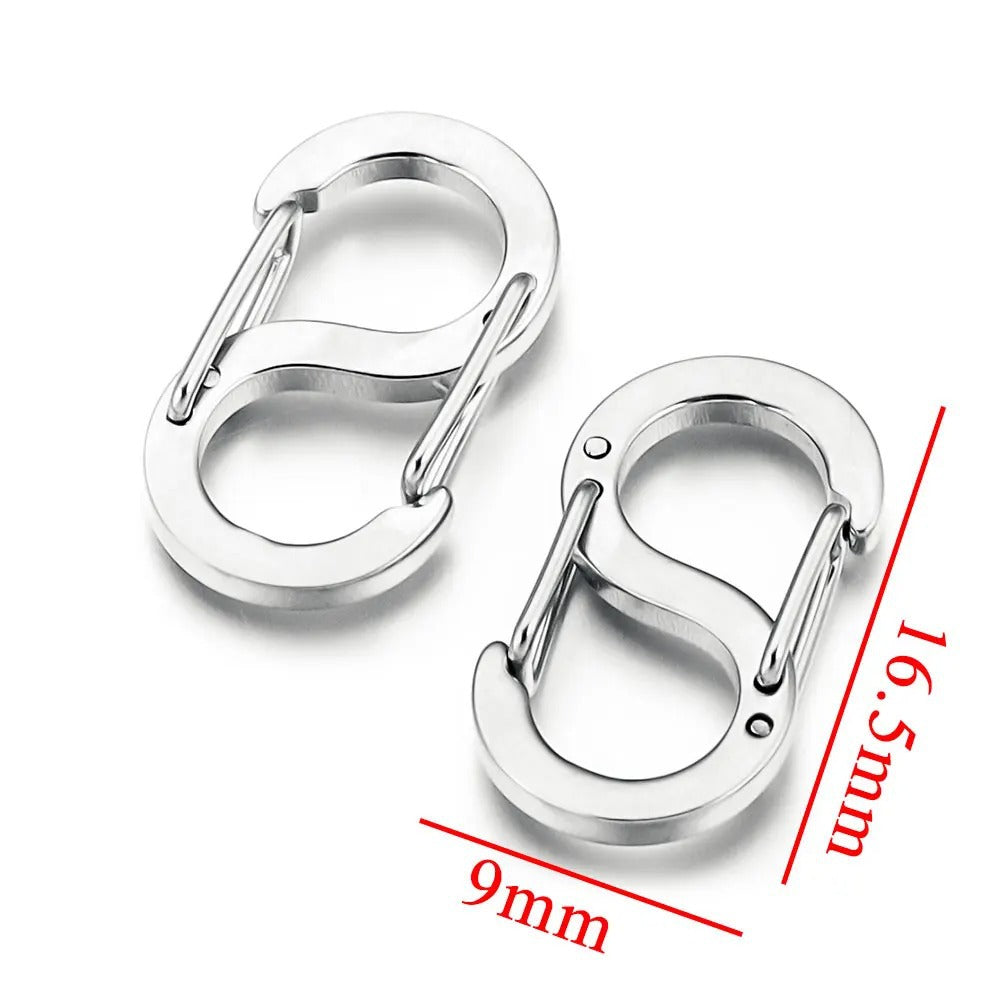 Stainless Steel Figure-8 & S-Shaped Clasps