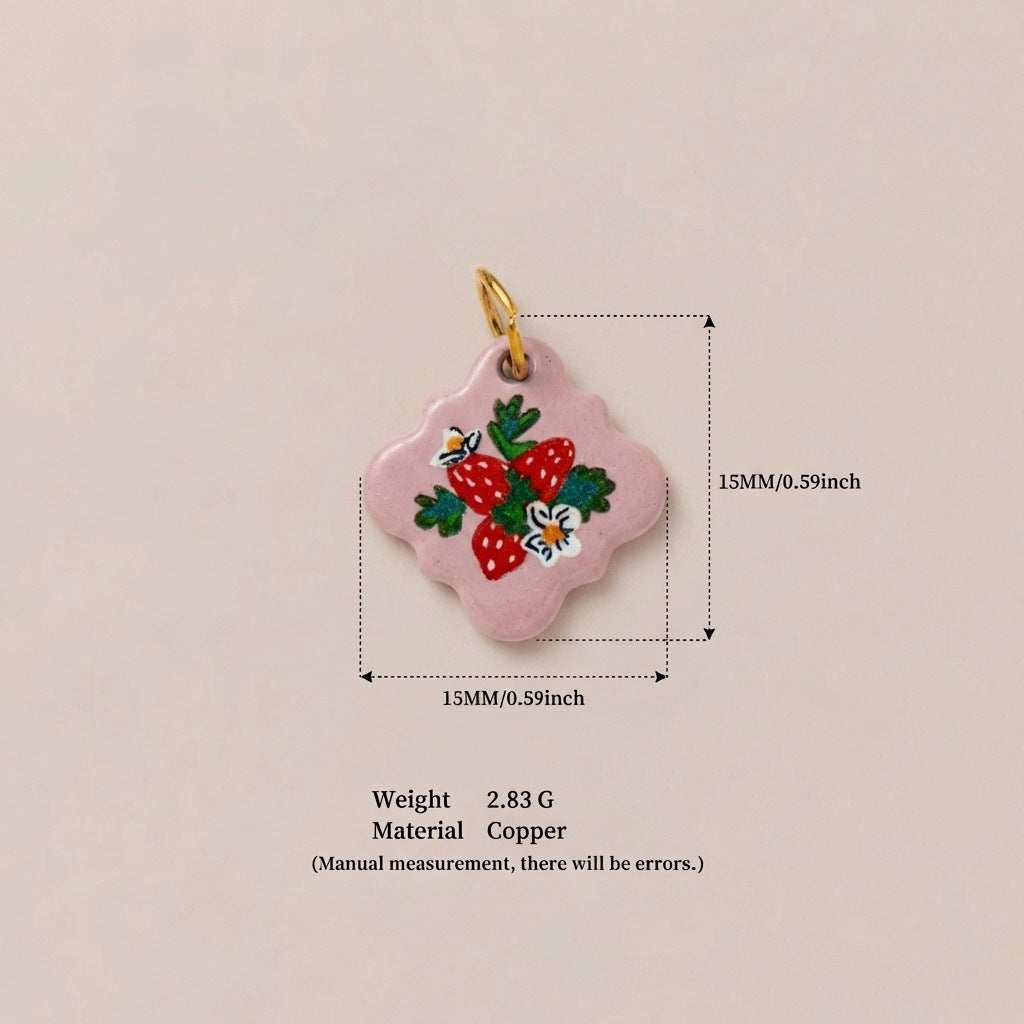 Bird & Flower Pendant Charms