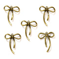 Colorful Alloy Bow Charms – Vintage Bow Tie Pendants for DIY Bracelets, Necklaces & Jewelry Making