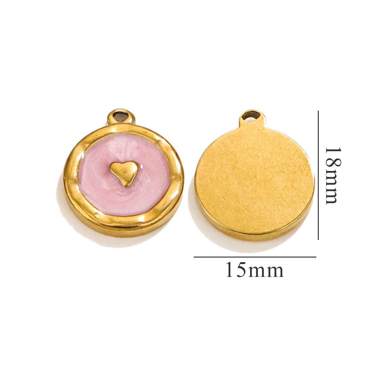 Puffy Heart Charms