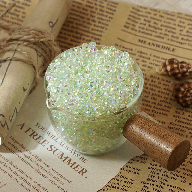 Faceted Crystal-Style Rondelle Beads