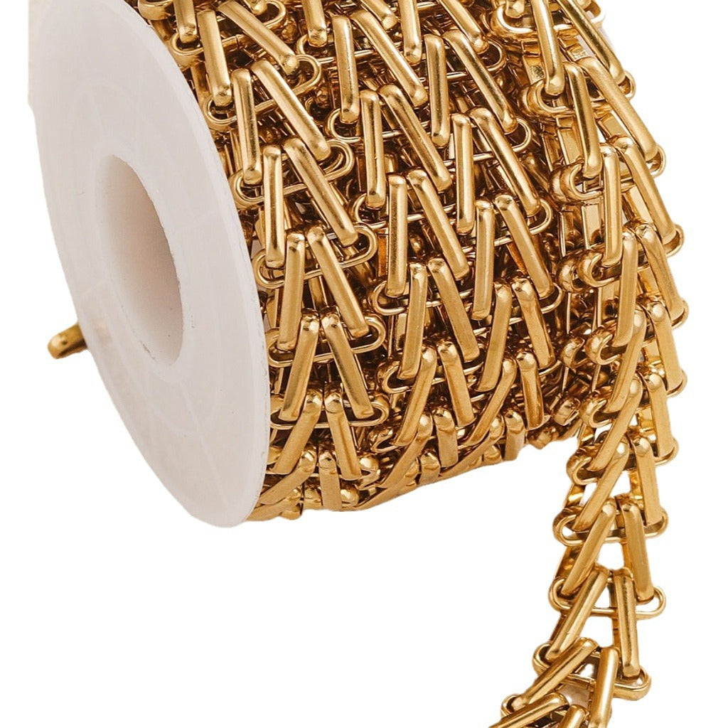 Geometric Triangle Ladder Chain by the Meter