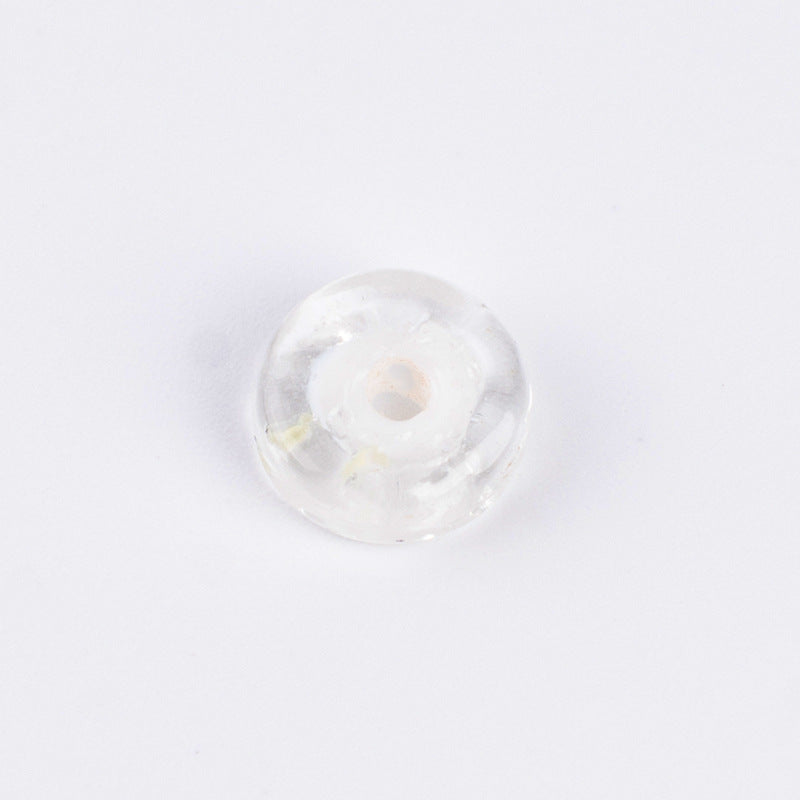Colorful Powder-Glazed Flat Spacer Beads