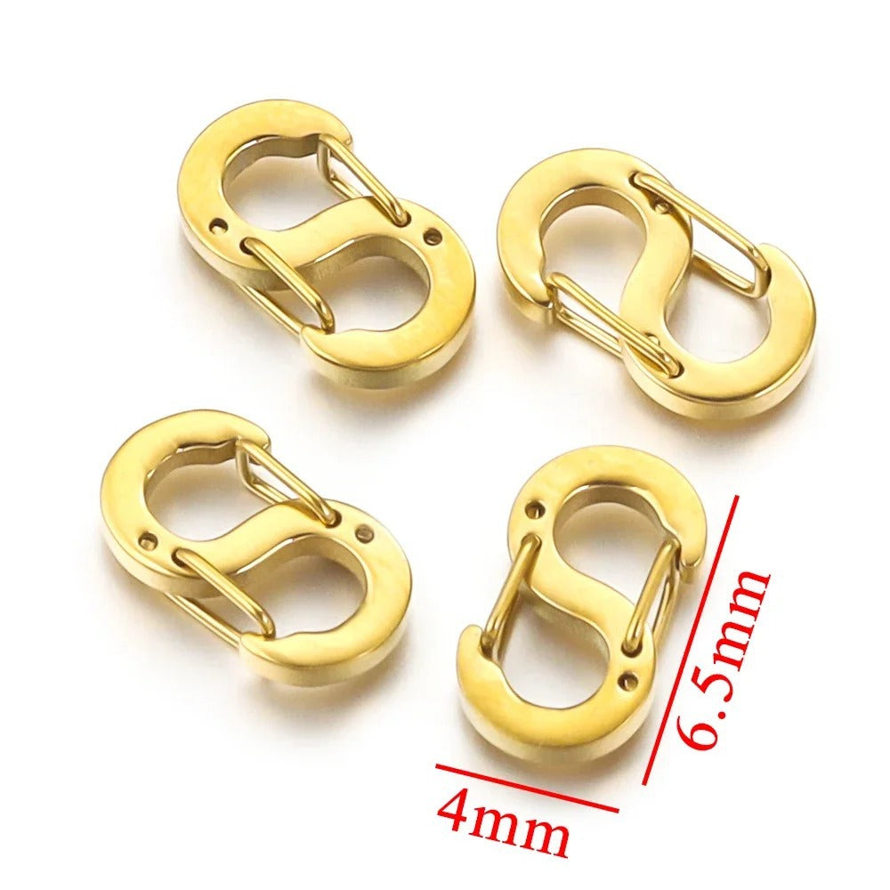 Stainless Steel Figure-8 & S-Shaped Clasps