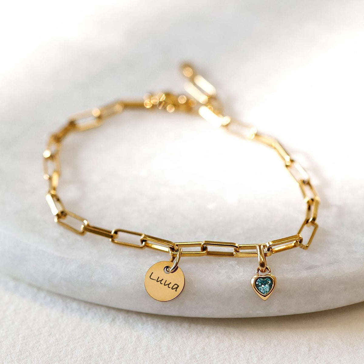 Heart Birthstone Charms