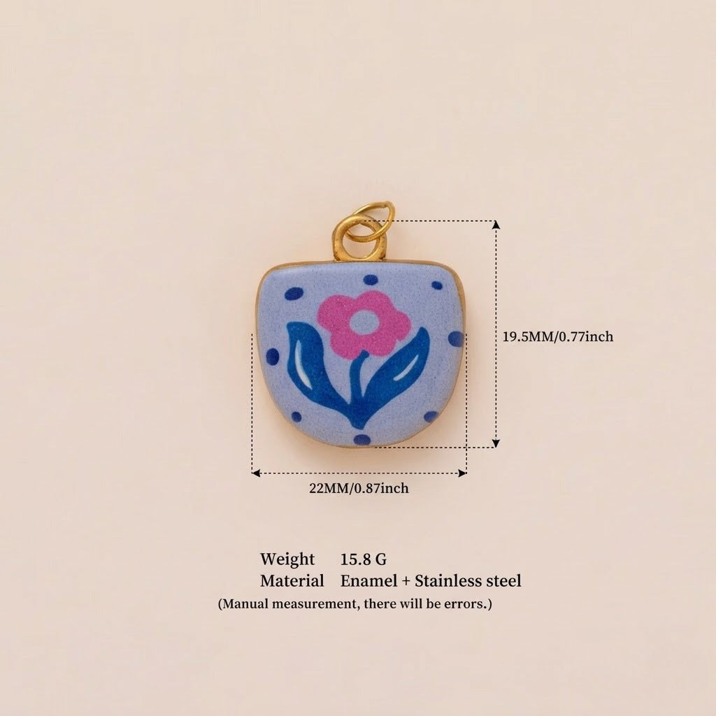 Floral House Charms