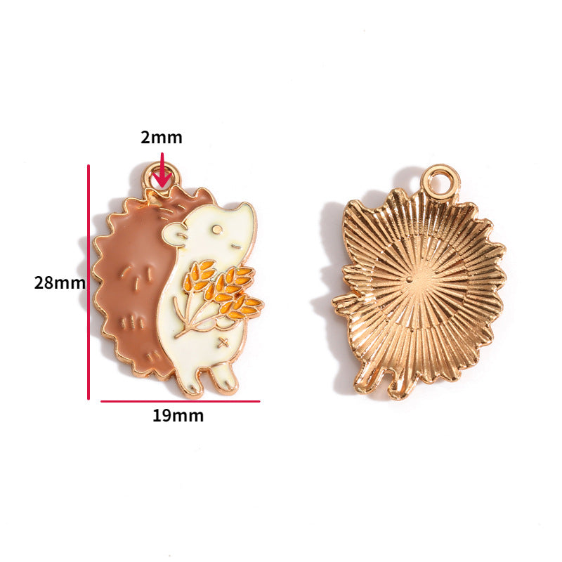 Thanksgiving Turkey Alloy Charms – Colorful Fall Holiday Enamel-Style Pendants for DIY Bracelets, Keychains & Jewelry Making