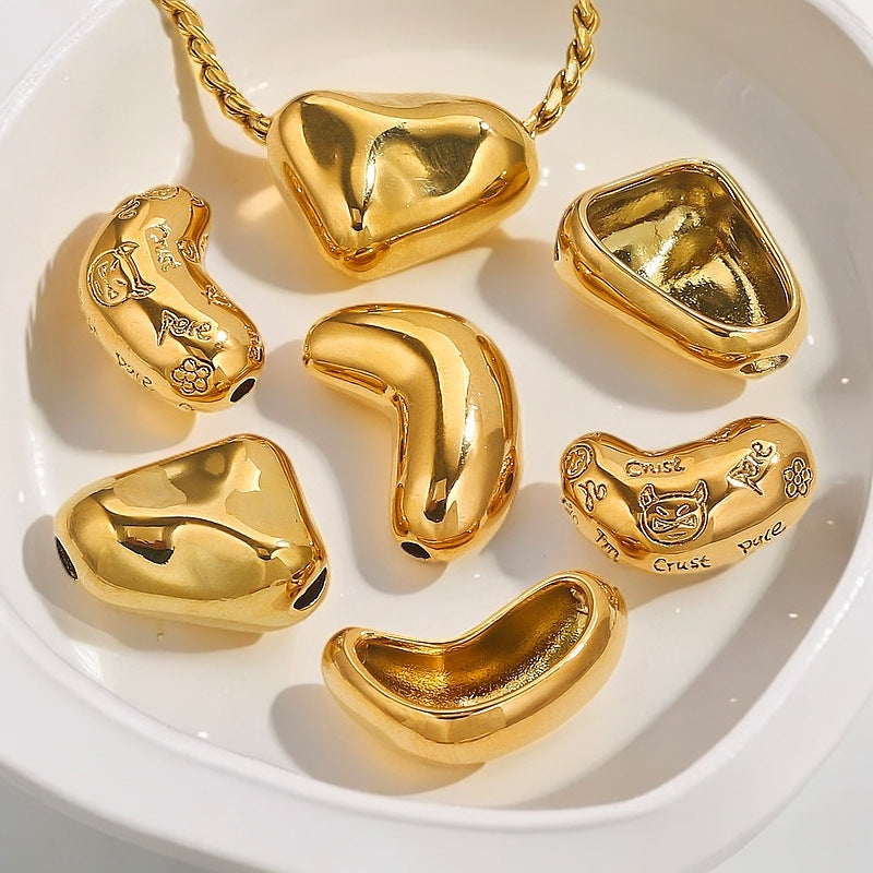 Mini Gold Bean Charms