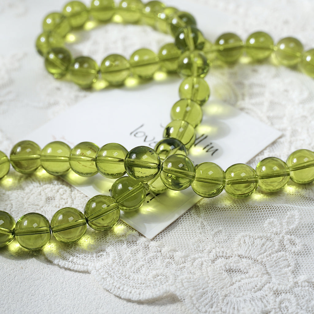 Crystal Glass Round Beads