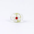 Daisy Flower Wheel Lampwork Glass Beads
