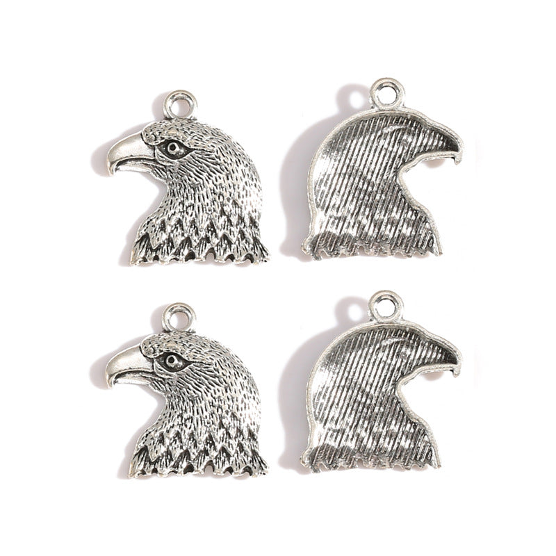 Vintage Alloy Eagle Charms – Retro Eagle Pendants for DIY Bracelets, Necklaces, Keychains & Jewelry Making