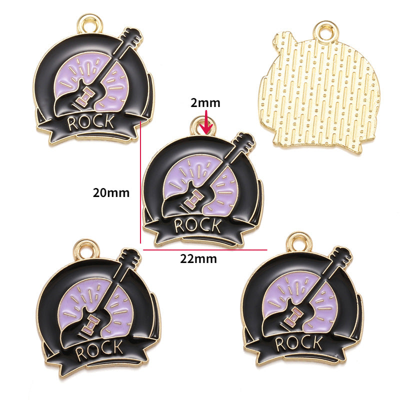 Hip-Hop Style Alloy Charms – Colorful Headphone & Sneaker Pendants for DIY Keychains, Bag Charms, Bracelets & Jewelry Making